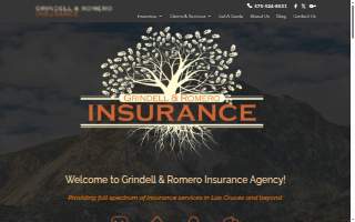 Grindell & Romero Insurance website