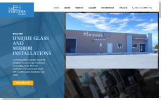 La Ventana Glass website