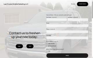 Las Cruces Mobile Detailing website