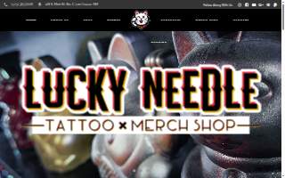 Lucky Needle Tattoo × Merch Shop website
