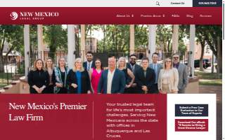 New Mexico Legal Group, P.C. Las Cruces website