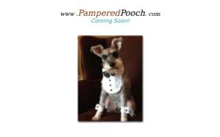 Pampered Pooch LLC website