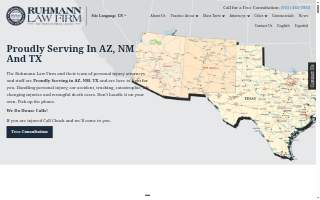 Ruhmann Law Firm - The Peoples Las Cruces Injury Lawyer website