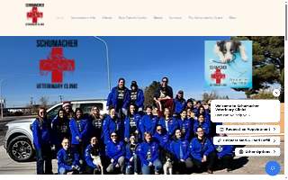 Schumacher Veterinary Clinic website