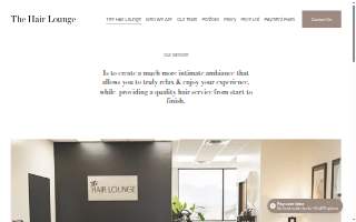 The Hair Lounge website
