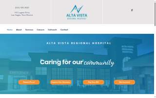 Alta Vista Regional Hospital website