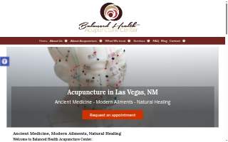 Balanced Health Acupuncture Center website