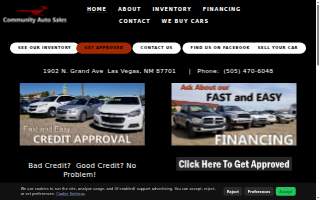 Community Auto website