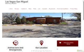 Las Vegas-San Miguel Veterinary Hospital website