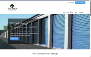 505 Self Storage website