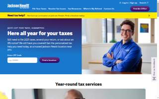 Jackson Hewitt Tax Service website