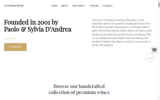 Luna Rossa Winery website