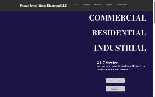 Power From Above Electrical LLC website