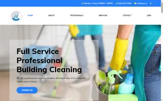 Clearly Clean Janitorial Services website