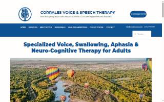 Corrales Voice & Speech Therapy, LLC website