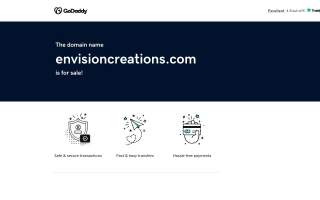 Envision Creations website