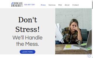 High Desert Bookkeeping website