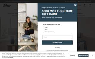 Mor Furniture for Less of Rio Rancho website