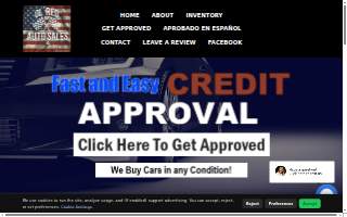 Ol' Red Auto Sales website