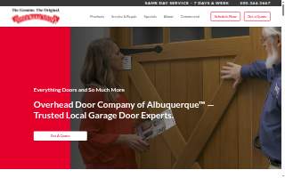 Overhead Door Company of Albuquerque website