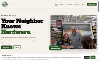 Rio Rancho Hardware website