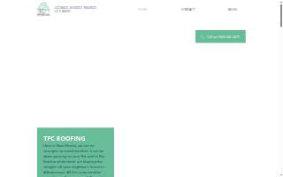 TPC Roofing website