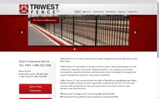 TriWest Fence LLC website