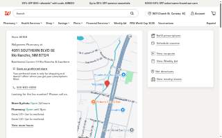 Walgreens Pharmacy website