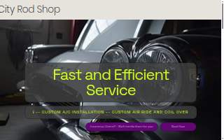 Alien City Rod Shop website