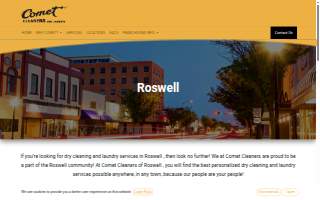 Comet Cleaners of Roswell website