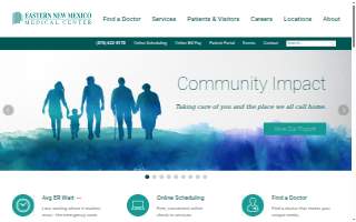 Eastern New Mexico Medical Center website