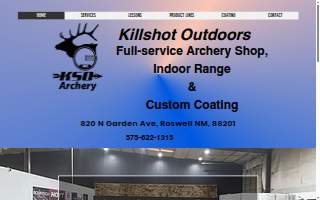 Killshot Outdoors website