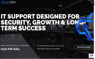 MD2 Tech Solutions website