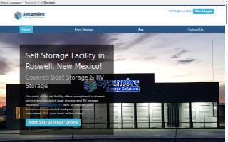 Sycamore Storage Solutions website