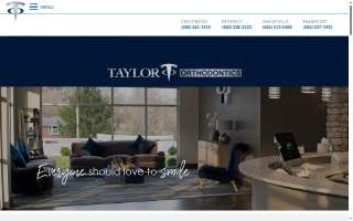 Taylor Orthodontics of Roswell website