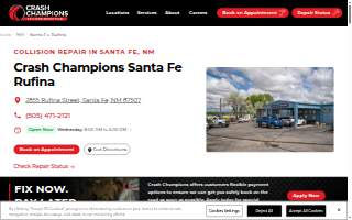 Crash Champions Collision Repair Santa Fe Rufina website