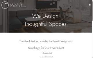 Creative Interiors Inc website