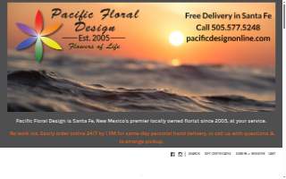 Pacific Floral Design website