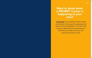 PROMPT Institute website
