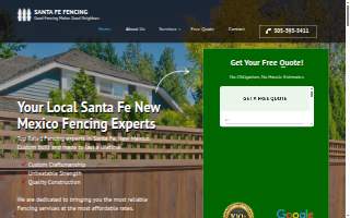 Santa Fe Fencing website
