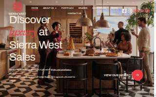 Sierra West Sales website