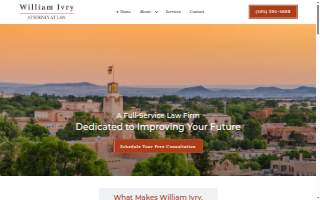 William Ivry, Attorney at Law website