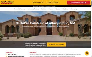 CertaPro Painters of Albuquerque website
