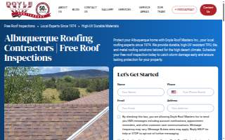 Doyle Roof Masters Inc website