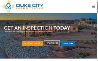 Duke City Inspections of South Valley website