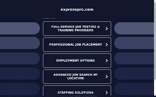 Express Employment Professionals of South Valley website