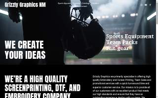 Grizzly Graphics NM website