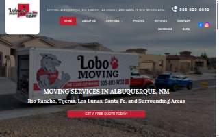 Lobo Moving website