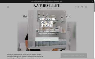 Natural Life Acupuncture and Wellness website