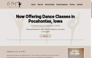 On Point Dance Studio website